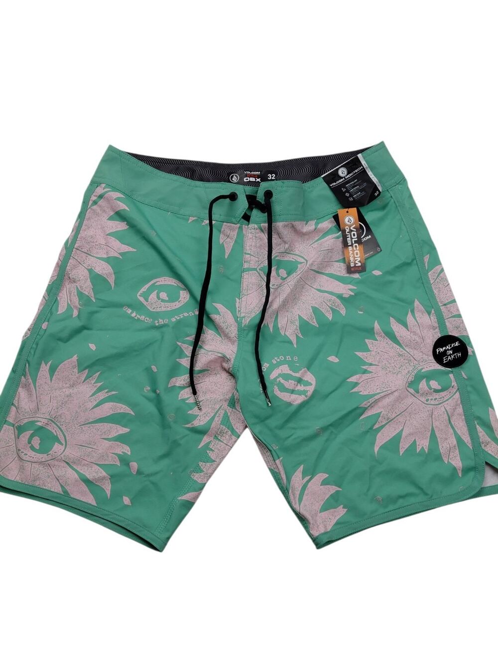 Volcom x Outer Banks Netflix Board Shorts / Swim Trunks Men’s Size 32 NWT